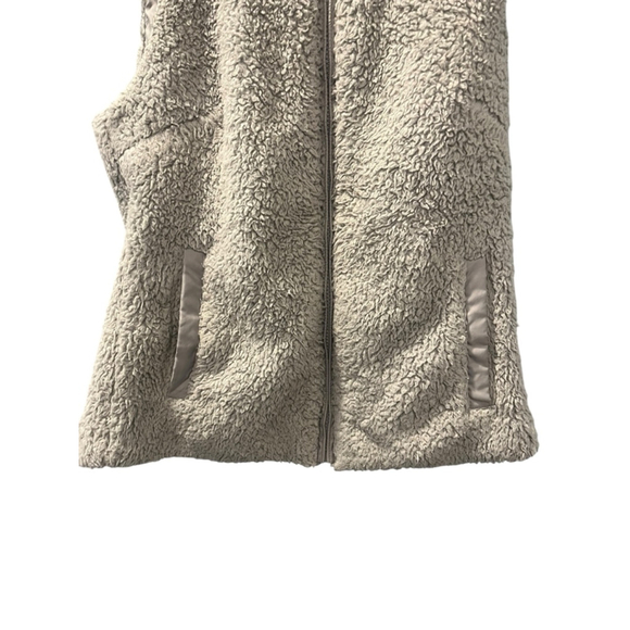 Patagonia El Cap Los Gatos Teddy Bear Vest Gray Size Small Women's Fleece Casual - Picture 3 of 7